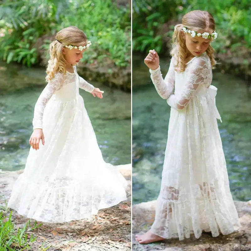 Bohemian Princess Lace Dress