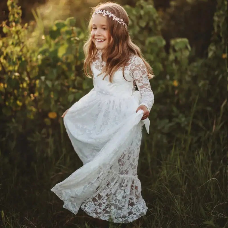 Bohemian Princess Lace Dress