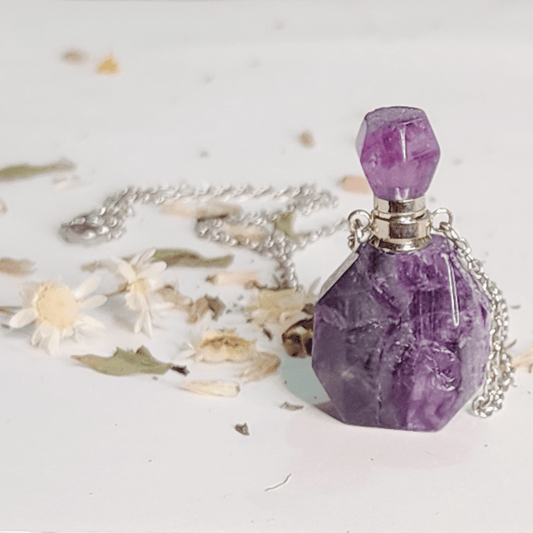 Peace Potion Necklace: Rainbow Fluorite